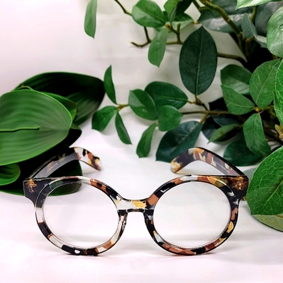 Oversized Round Camoflauge Nerd Glasses - Picture 2 of 2